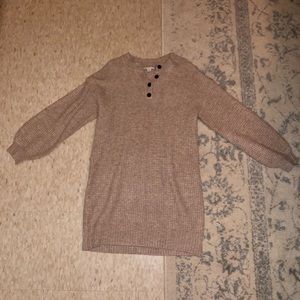 American Eagle Waffle Sweater Dress